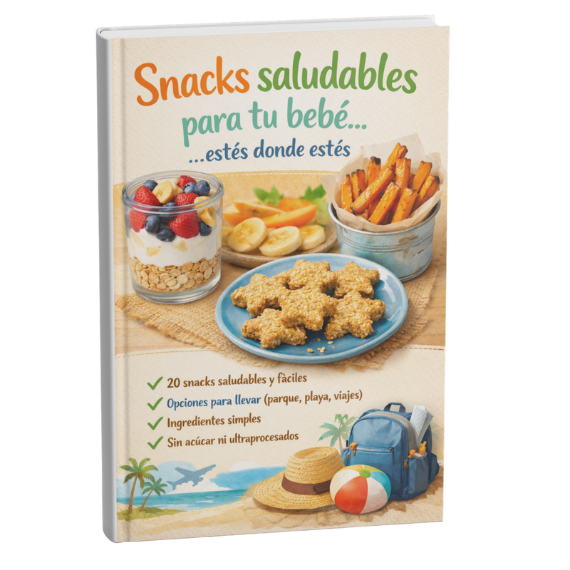 Snacks saludables para tu bebé