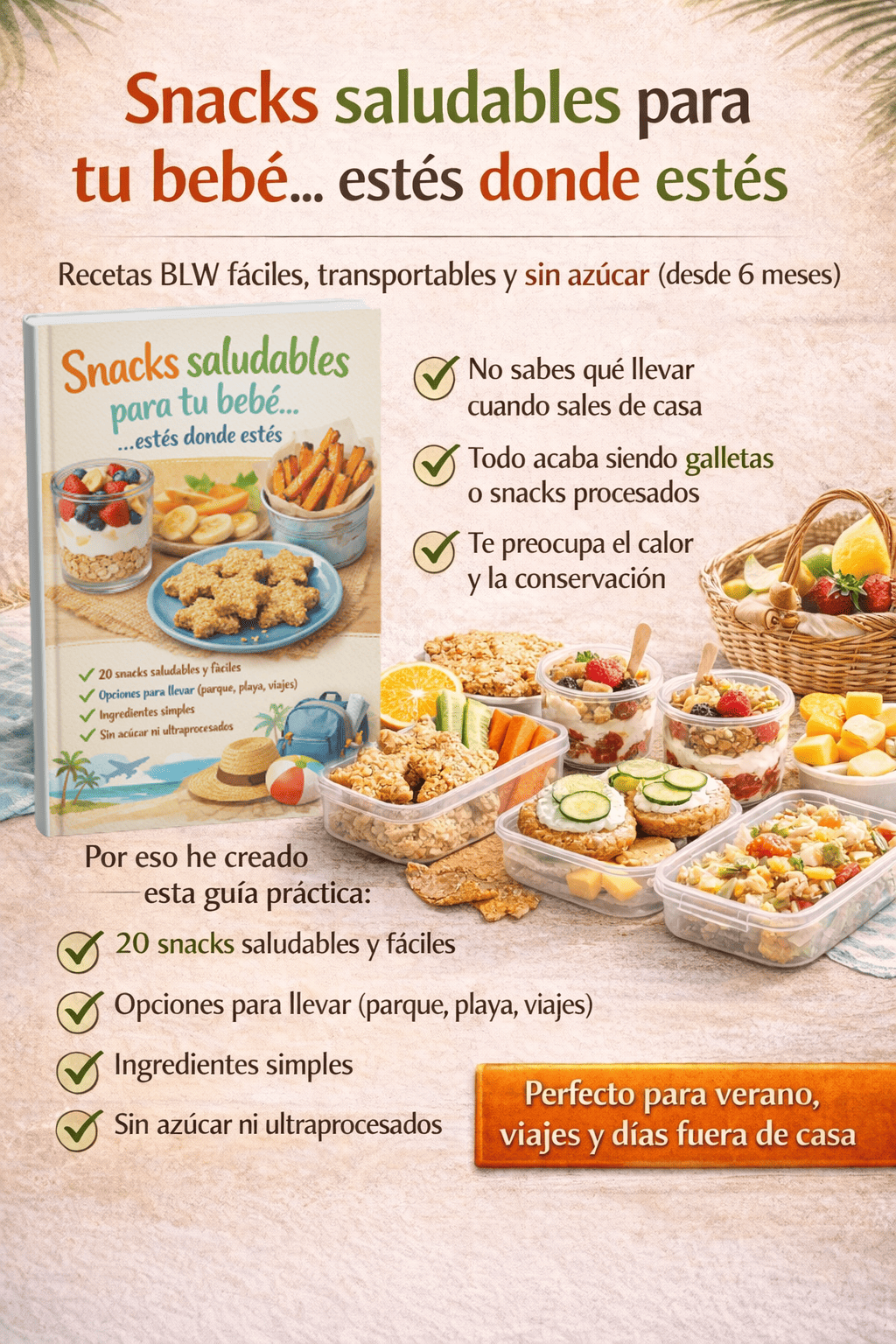 Snacks Saludables para tu Bebé